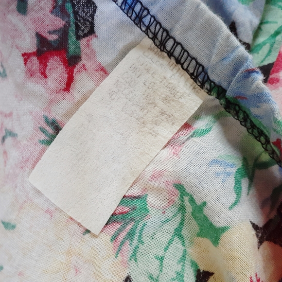 VTG 80s Peplum Dress Bolero Jacket Set Bold Floral - Picture 15 of 16